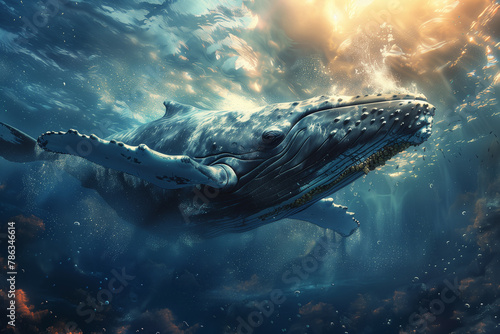 Whale under water  © Anna
