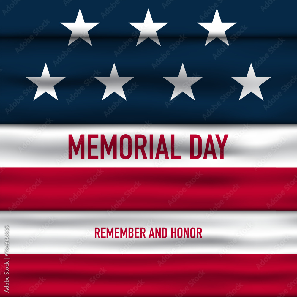Memorial Day Background Design. Memorial Day Background Design.