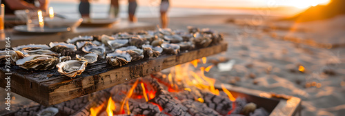 Beachside Charbroiling Oyster Roast: An Ode to Coastal Traditions and Seaside Togetherness photo