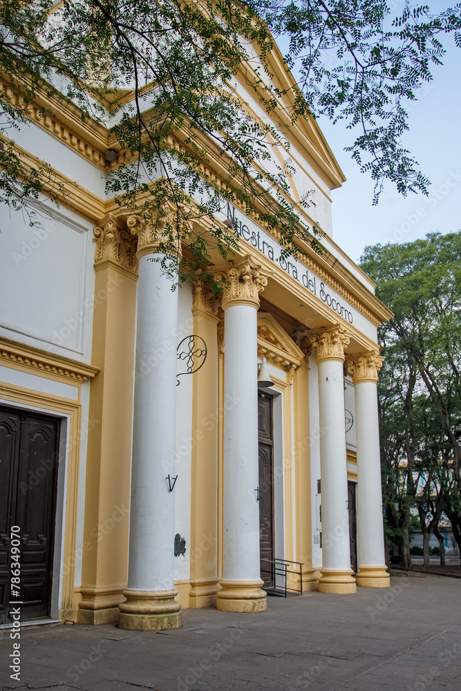 Obraz premium Old church building facade