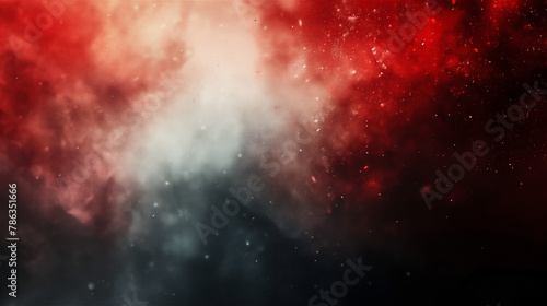 Red  black and white clouds abstract grunge background banner