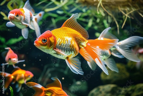 Goldfish in Aquarium © Syahrul