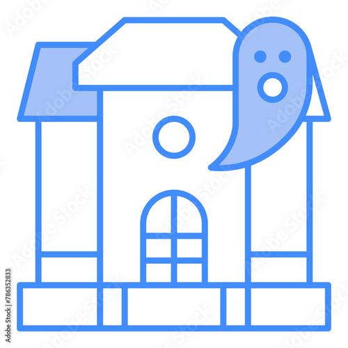 ghost, horror, fantasy, halloween, haunted, house Icon