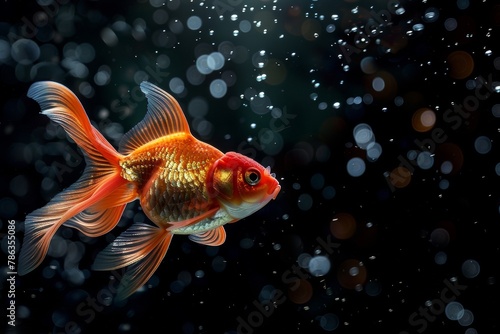 Goldfish in Aquarium