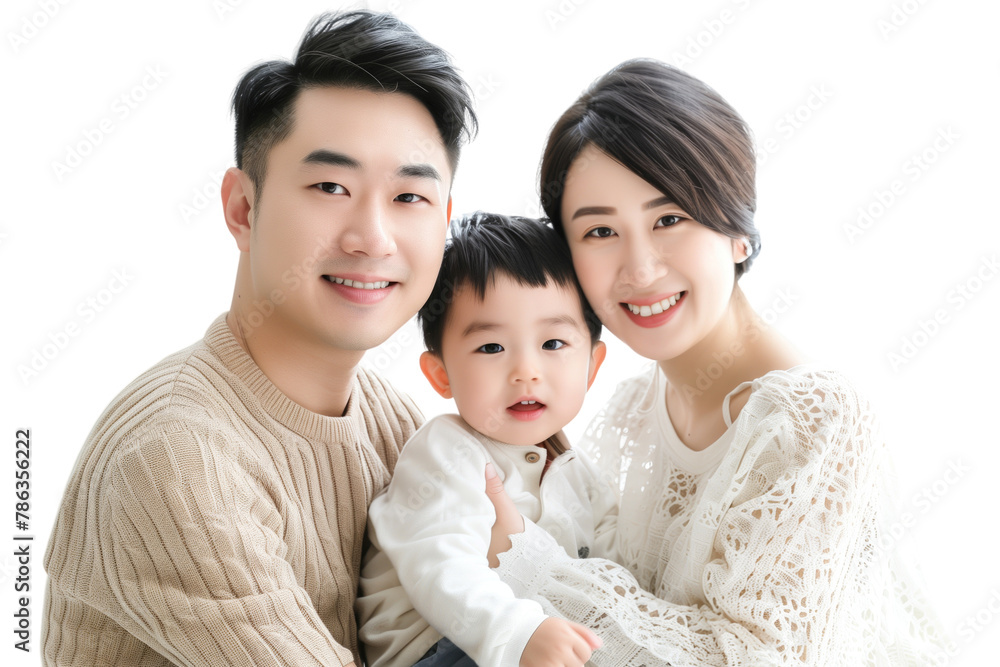 Asian family father mother child transparent background Asian family father mother child transparent background