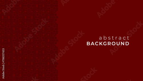 Abstract Islamic Geometric Stroke Pattern Design
