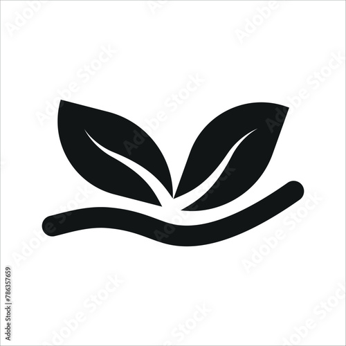 plant icon simple design art eps 10