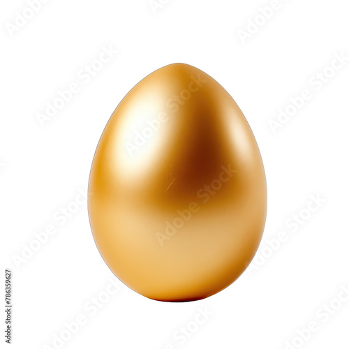 A golden egg resting SVG on a plain transparent background