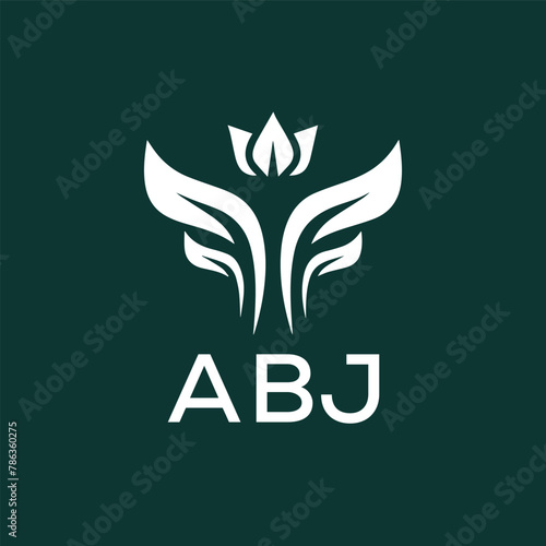 ABJ  logo design template vector. ABJ Business abstract connection vector logo. ABJ icon circle logotype.
 photo