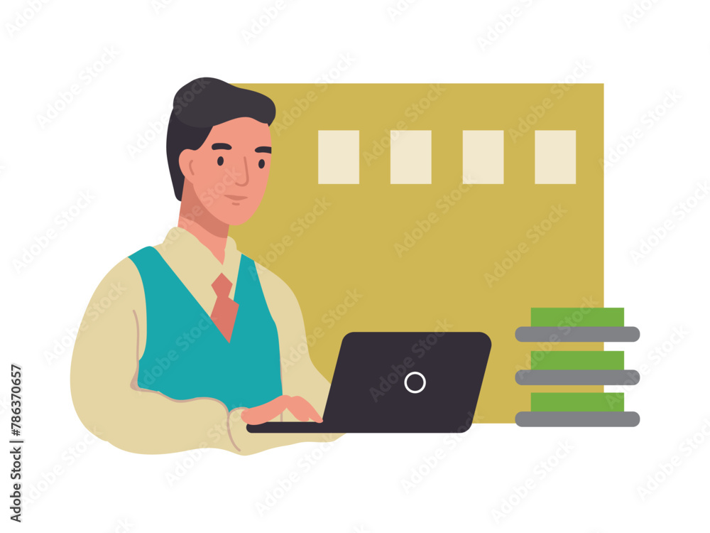 vector farm office illustration vector farm office illustration