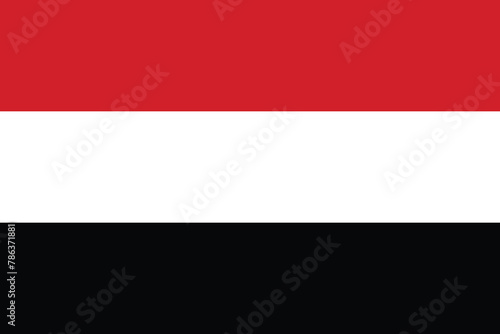 Free Download National flag of Yemen original size and colors vector illustration, Alam al-Yaman North Yemen and South Yemen, Flag of the Republic of Yemeni, Arab Liberation Flag Egyptian Revolution German Empire - GFXLoad
