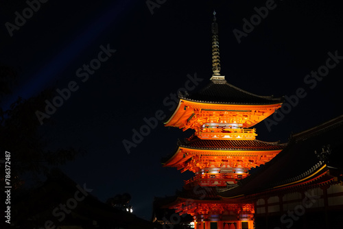 京都の五重塔（Kyoto's five-storied pagoda photo