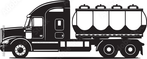 shipping delivery truck flat vector 