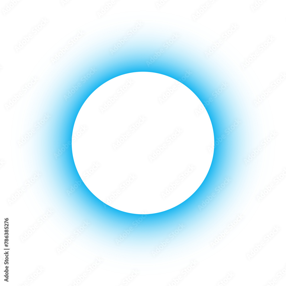 Shining circle frame with Blue isolated on transparent background. Shining circle frame with Blue isolated on transparent background.