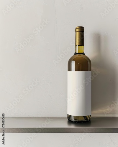 un buon vino in bottiglia photo