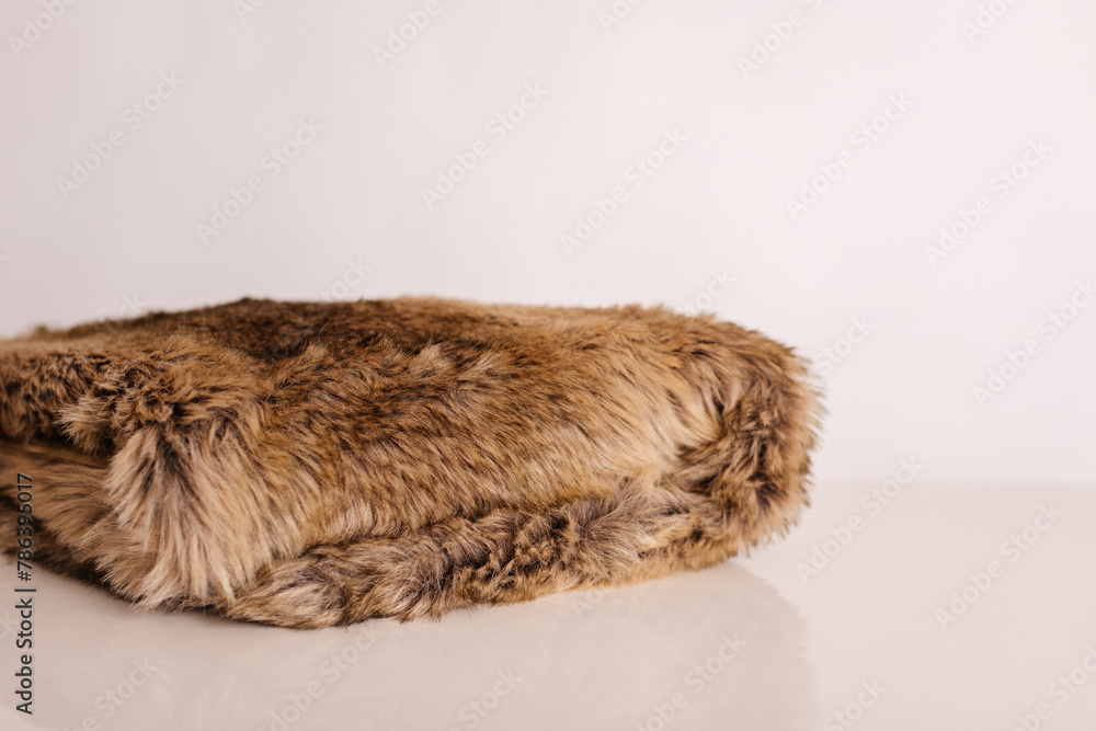Obraz premium fur closeup blanket