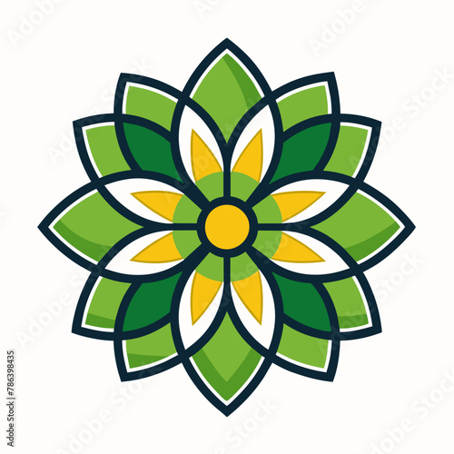 A Vector Illustration of Flowers 