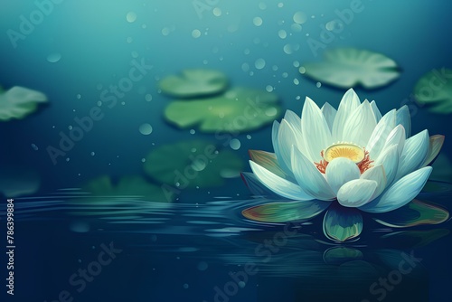 white water lilly made by midjourney