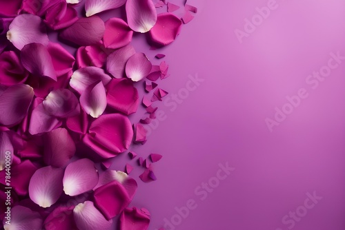 pink rose petals made by midjourney