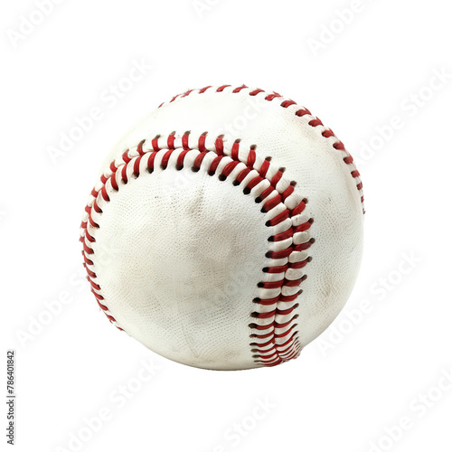 Baseball ball on white background,png