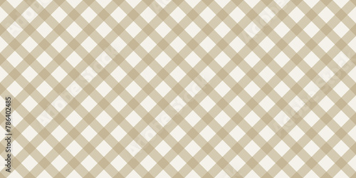 Diagonal brown checkered on the white background