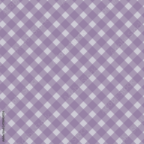 Diagonal purple checkered on the white background