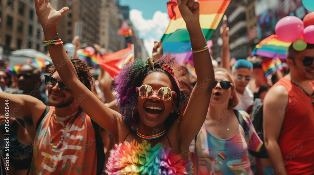 LGBTQ+ rights march; people carrying banners and flags, csd, lgbtqia+ LGBTQ+ rights march; people carrying banners and flags, csd, lgbtqia+