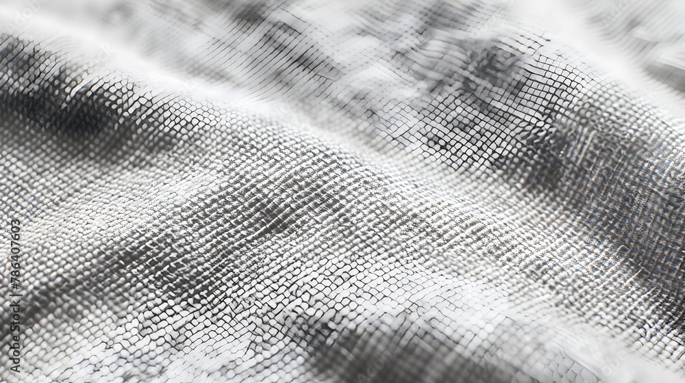 Detailed Closeup of Blank Textile Fabric Weave Texture for Premium Mockups and Branding - obrazy, fototapety, plakaty 