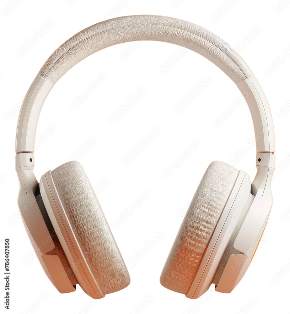 Fototapeta premium Headphone mockup headphones electronics headset.