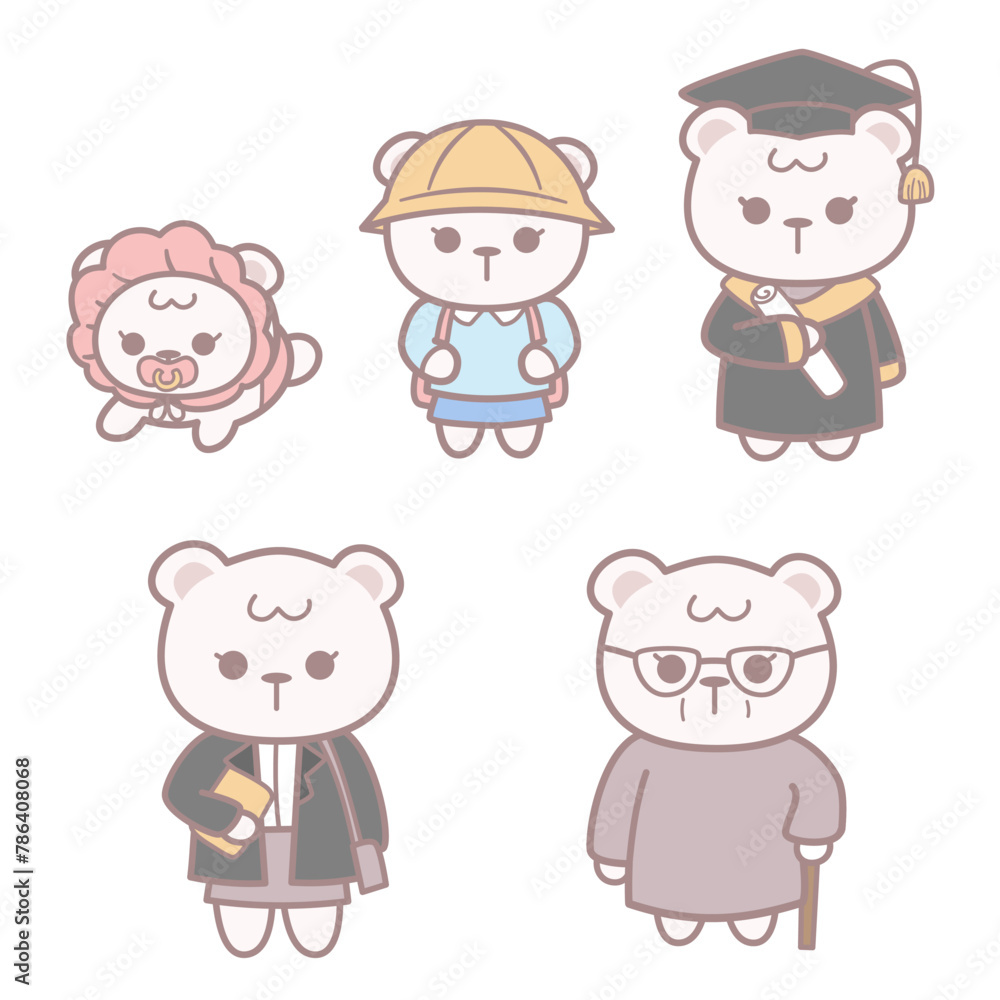 a series of images including a cartoon character, a bear, and a bear. a series of images including a cartoon character, a bear, and a bear.