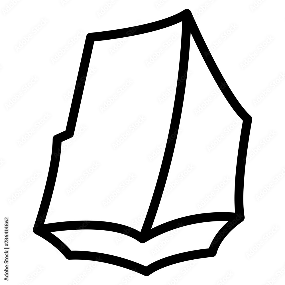 Fototapeta premium Stone icon. Trendy vector Stone icon on white background.