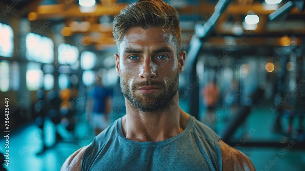 A personal trainer in a gym, motivating clients, showcasing the energy and commitment in fitness. A personal trainer in a gym, motivating clients, showcasing the energy and commitment in fitness.
