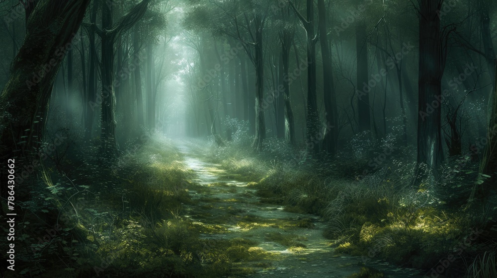 Whispers of the Ancient Trees: A Path into Mystery