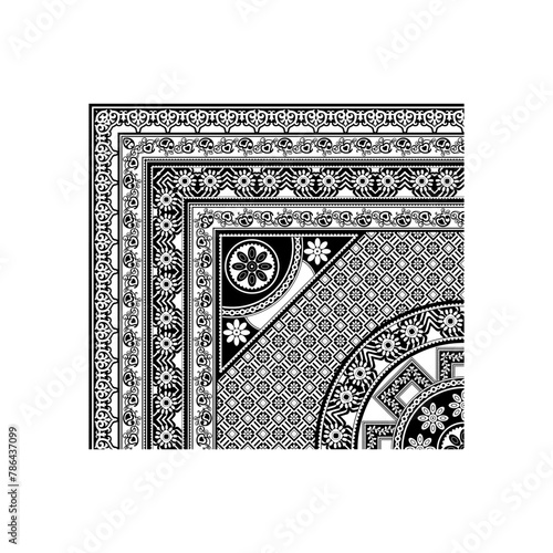 bedsheet design digital art use hand work and digital printing