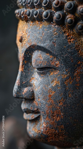 Close up of buddha statue