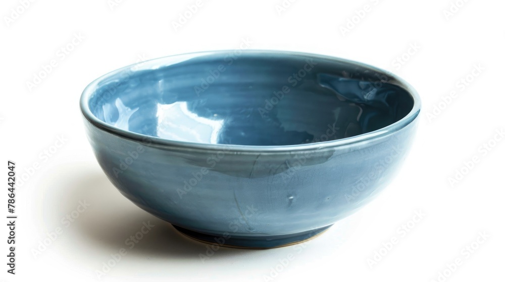 Ceramic bowl with nothing in it isolated Ceramic bowl with nothing in it isolated