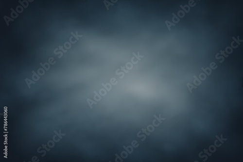 dark blue black grey , spray texture color gradient shine bright light and glow rough abstract retro vibe background template , grainy noise grungy empty space © phaitoon