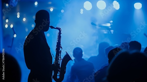 Saxophonist Enthralls Intimate Jazz Club Audience with Smoky Melodies