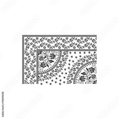 bedsheet design digital art use hand work and digital printing