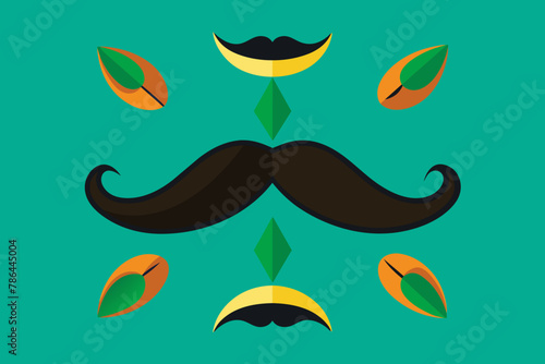 the mustache Vector Illustration