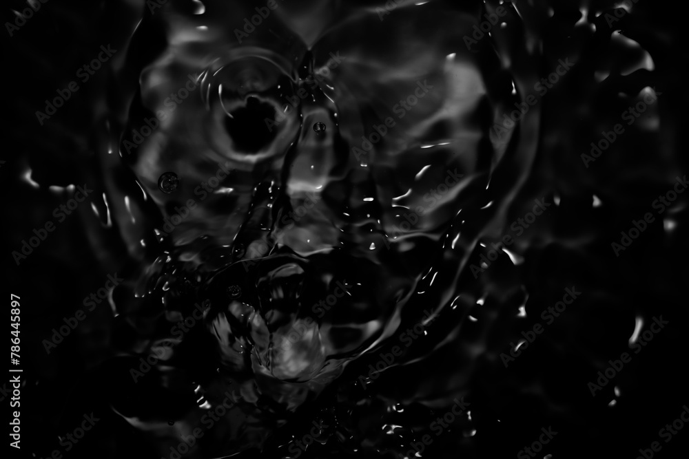 Image of black water surface with waves. Image of black water surface with waves.