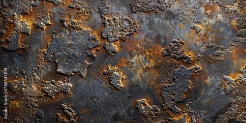 Rusted metal surface with heavy rust © BrandwayArt