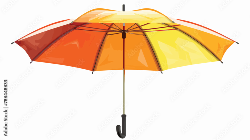 Sun umbrella vector icon Vector illustration isolated