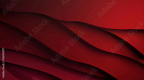 Red gradient background, dark red and black color scheme, minimalist style, large areas of solid color, high resolution, adding shadows to enhance texture.