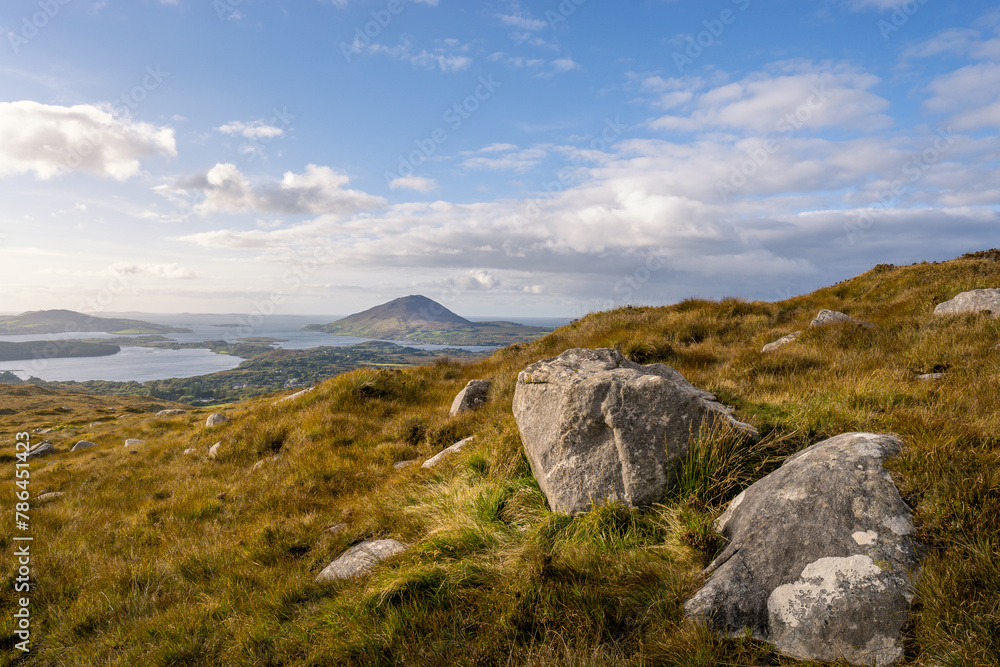 Connemara's landscape from Diamond Hill peak Connemara's landscape from Diamond Hill peak
