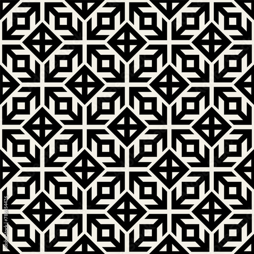 Abstract geometric  hexagonal  graphic design print 3d cubes pattern. Vector seamless  geometric cubes pattern.