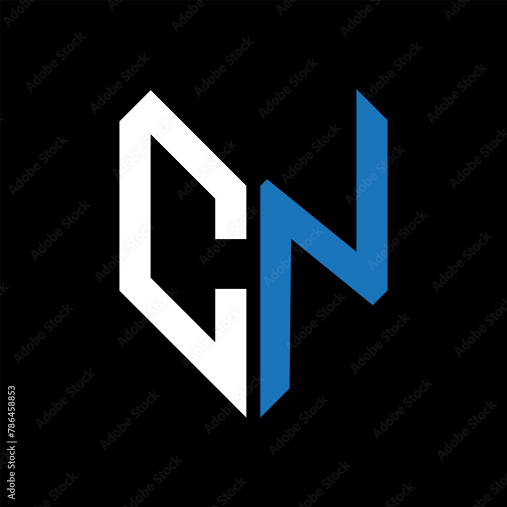 CN letter logo design on Black background. CN creative initials letter logo concept. CN letter design.
CN letter logo design on Black background. CN creative initials letter logo concept. CN letter design.