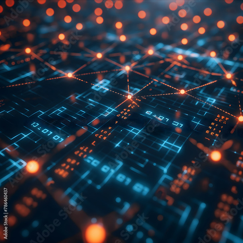 Abstract Digital Network Data Connections in a Cyberspace Environment