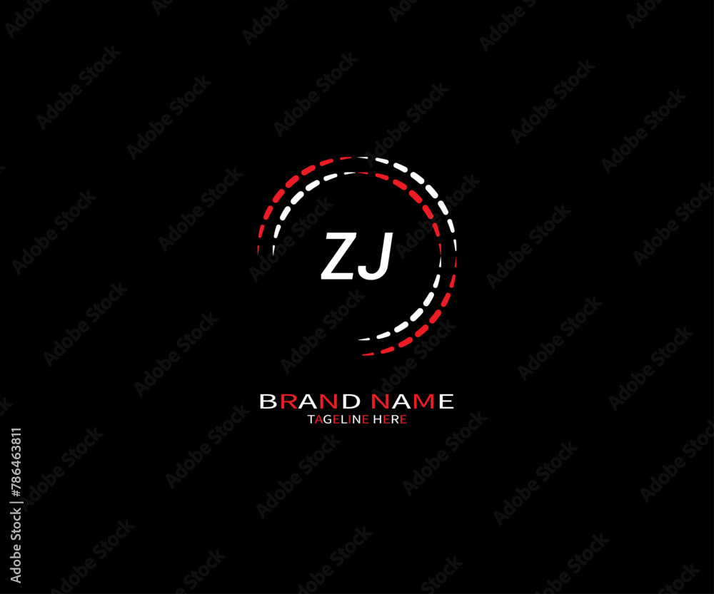 ZJ letter logo creative design with vector graphic, ZJ simple and modern logo. ZJ letter logo creative design with vector graphic, ZJ simple and modern logo.