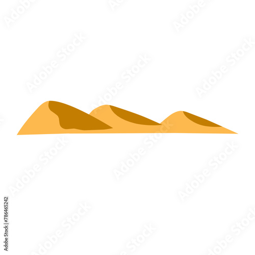 sand dune desert illustration